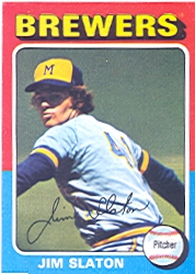 1975 Topps Baseball Cards      281     Jim Slaton